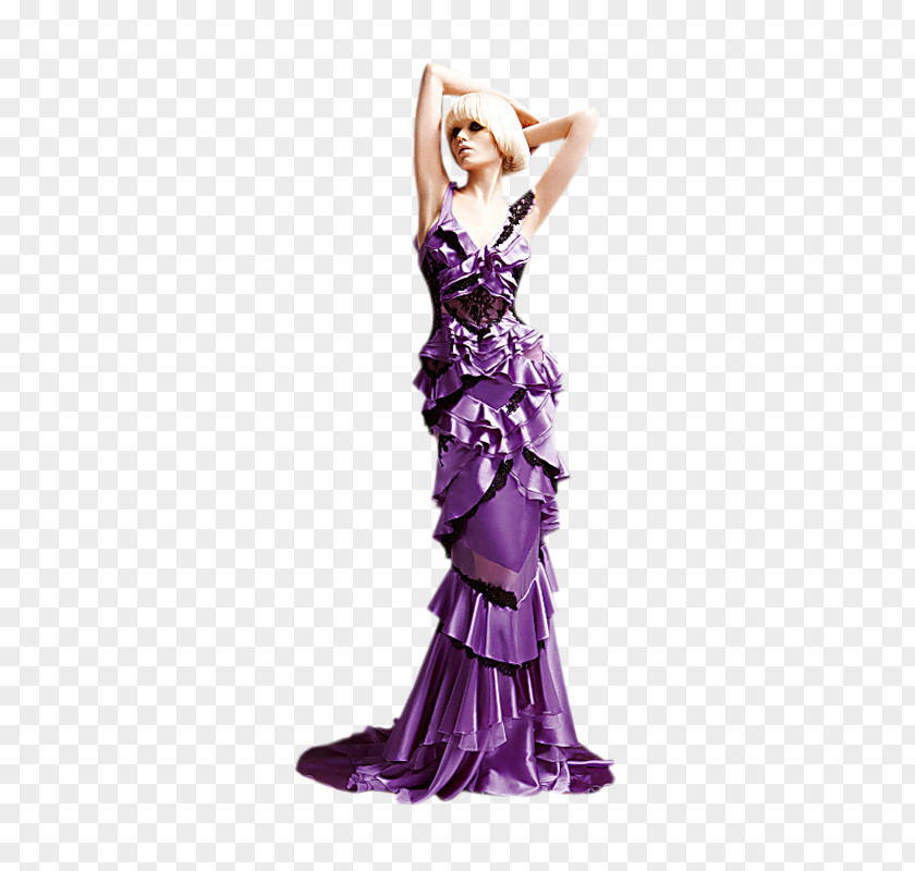 Dress Evening Gown Cocktail Woman PNG