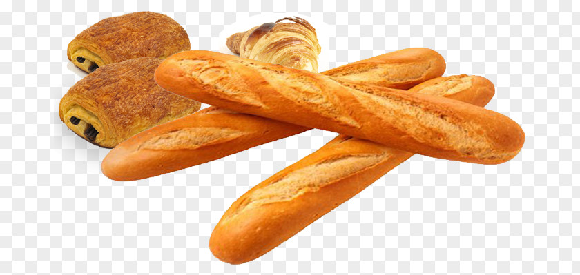 French Baguette Viennoiserie Pain Au Chocolat Bakery White Bread PNG
