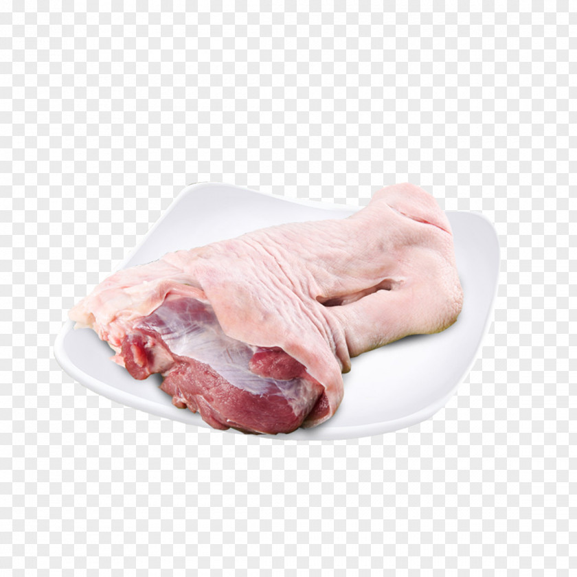 Frozen Plateau Black Pork Pig Domestic Jokbal PNG