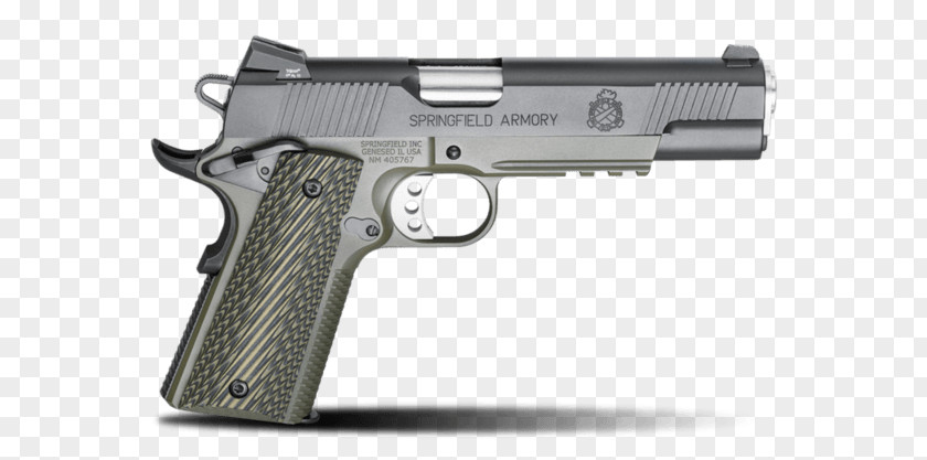 Handgun Springfield Armory, Inc. .45 ACP M1911 Pistol Firearm PNG