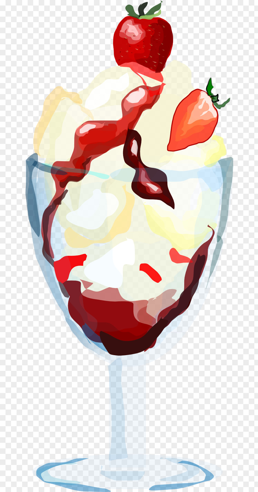 Ice Cream Sundae Cones Milkshake Chocolate Brownie PNG