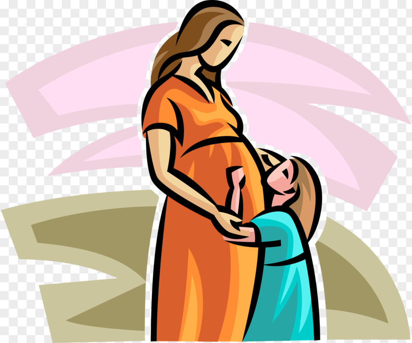 Pregnancy Clip Art Mother Woman Child PNG