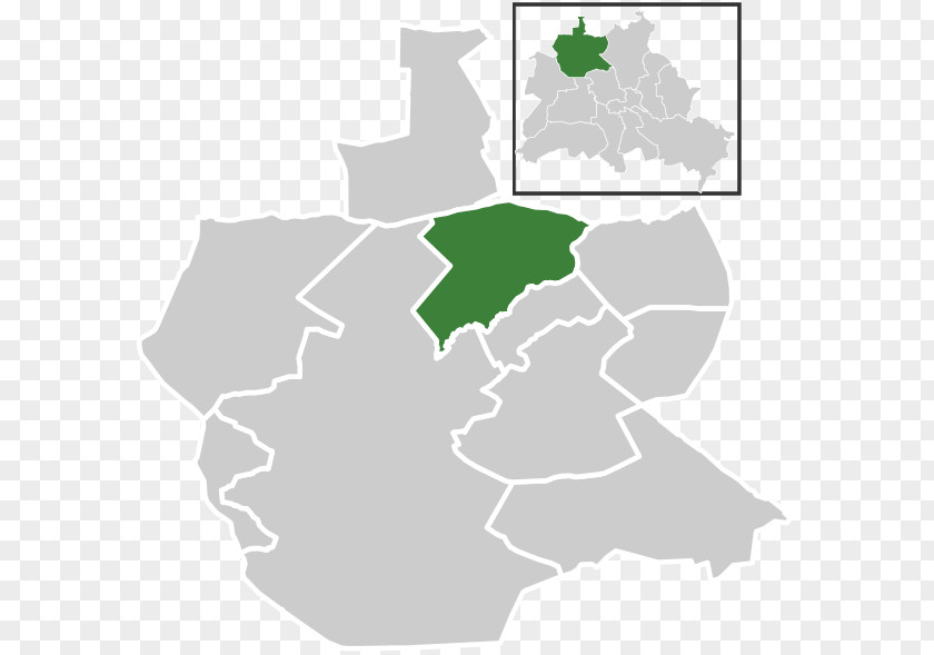 Reinickendorf Rummelsburg Fennpfuhl Berlingo Barrutiak Map PNG