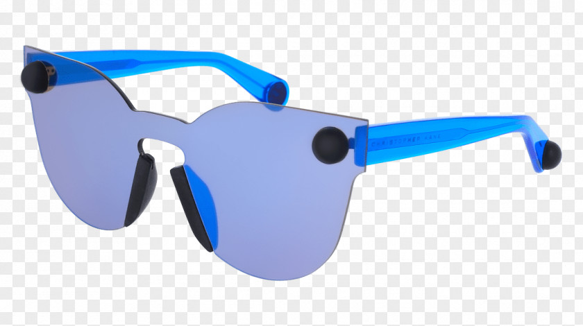 Balenciaga Goggles Sunglasses Blue Designer PNG