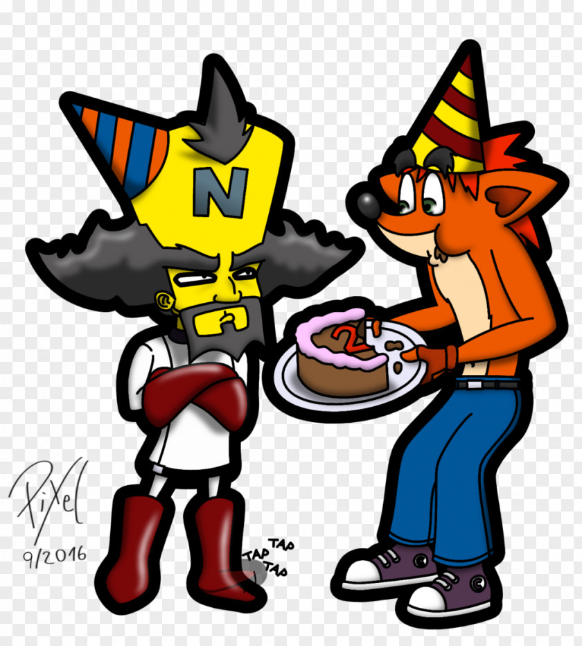Birthday Bandicoot Character Cartoon Clip Art PNG