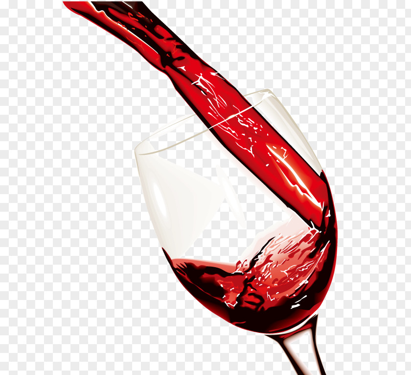 Pour Red Wine Instantly Vector Material Champagne Glass Microsoft PowerPoint PNG
