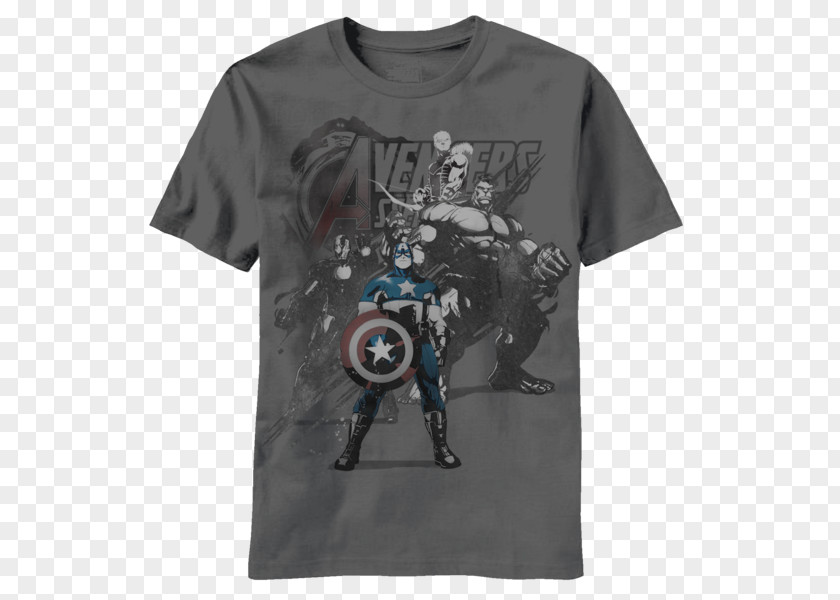 T-shirt Hulk Captain America Iron Man Thor PNG
