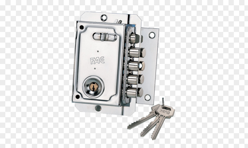 Chromium Plated Rim Lock Door Latch Key PNG