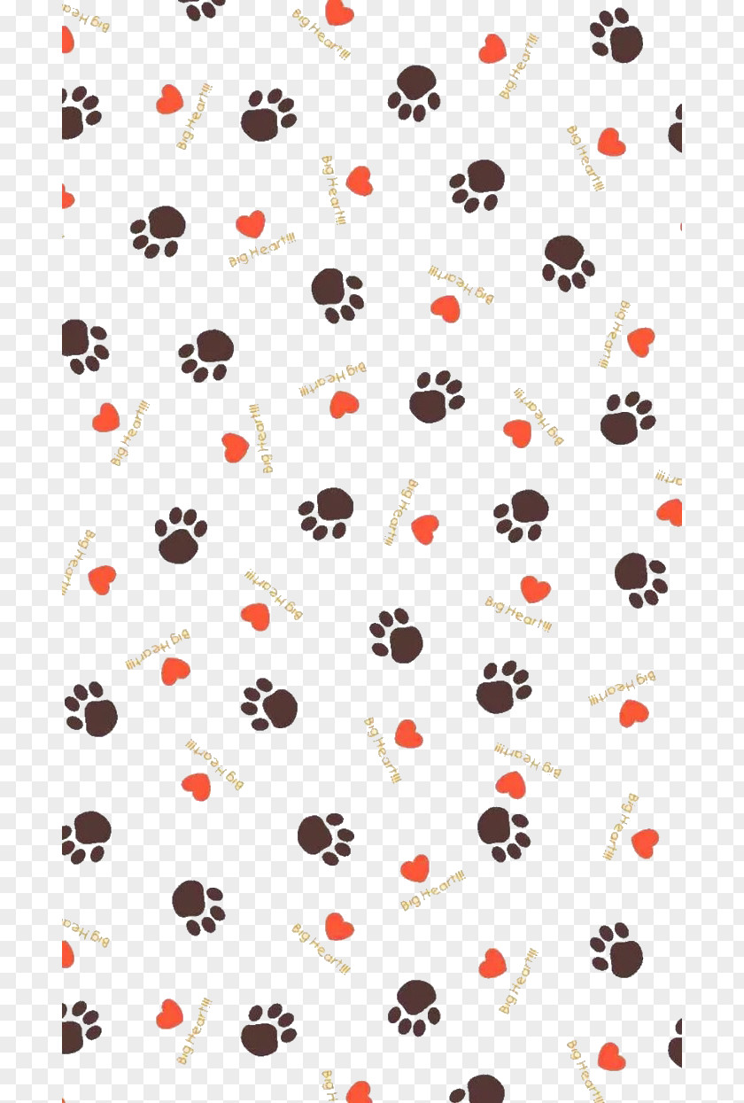 Floating Dog Footprints PNG