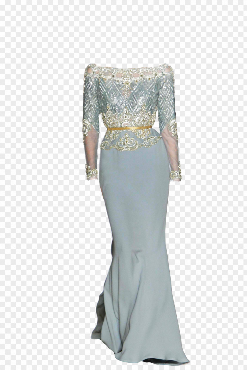 Haute Couture Gown Dress Prom Sleeve Bride PNG