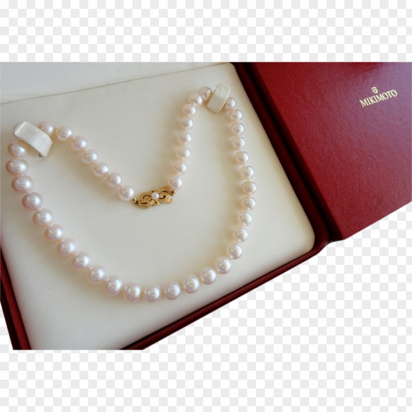 Necklace Cultured Pearl K. Mikimoto & Co. Gold PNG