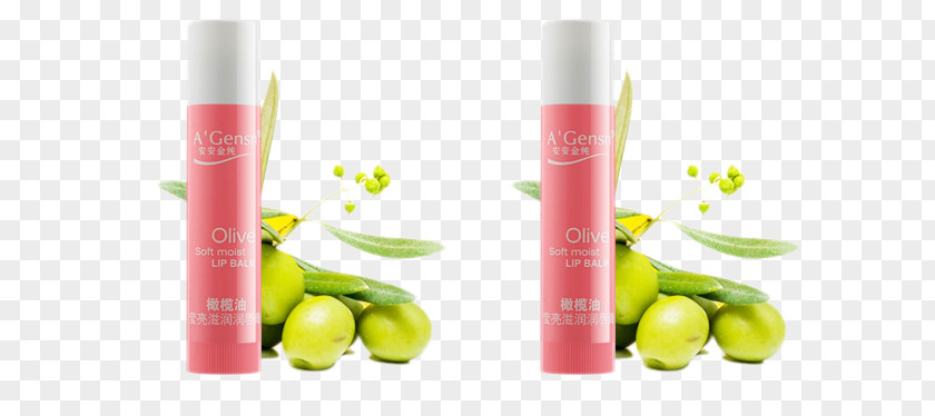 Olive Color Lipstick Lip Balm Beauty Fruit PNG