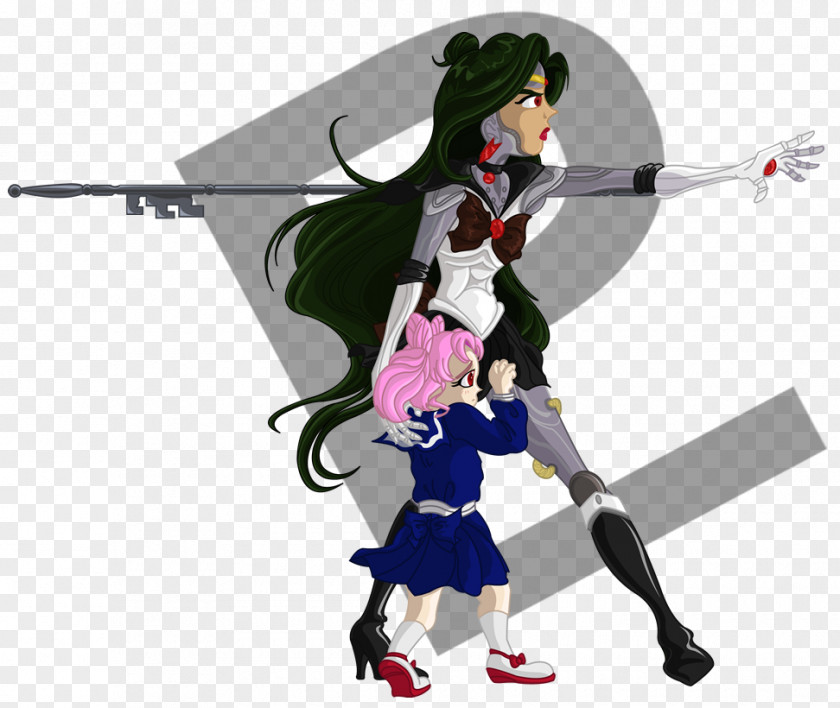 Sailor Pluto Chibiusa Moon Neptune Uranus PNG