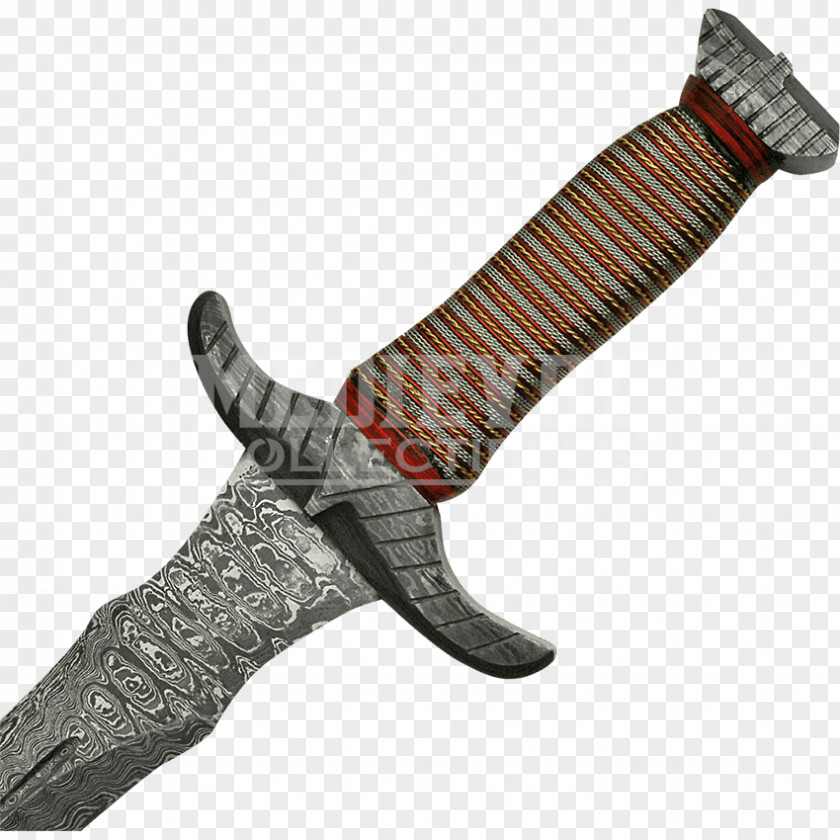 Sword Dagger Knightly Hilt Damascus PNG