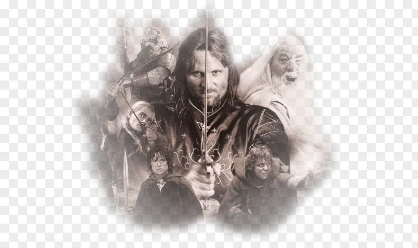 Aragorn The Lord Of Rings Dice Building Game Gollum Bilbo Baggins Art PNG