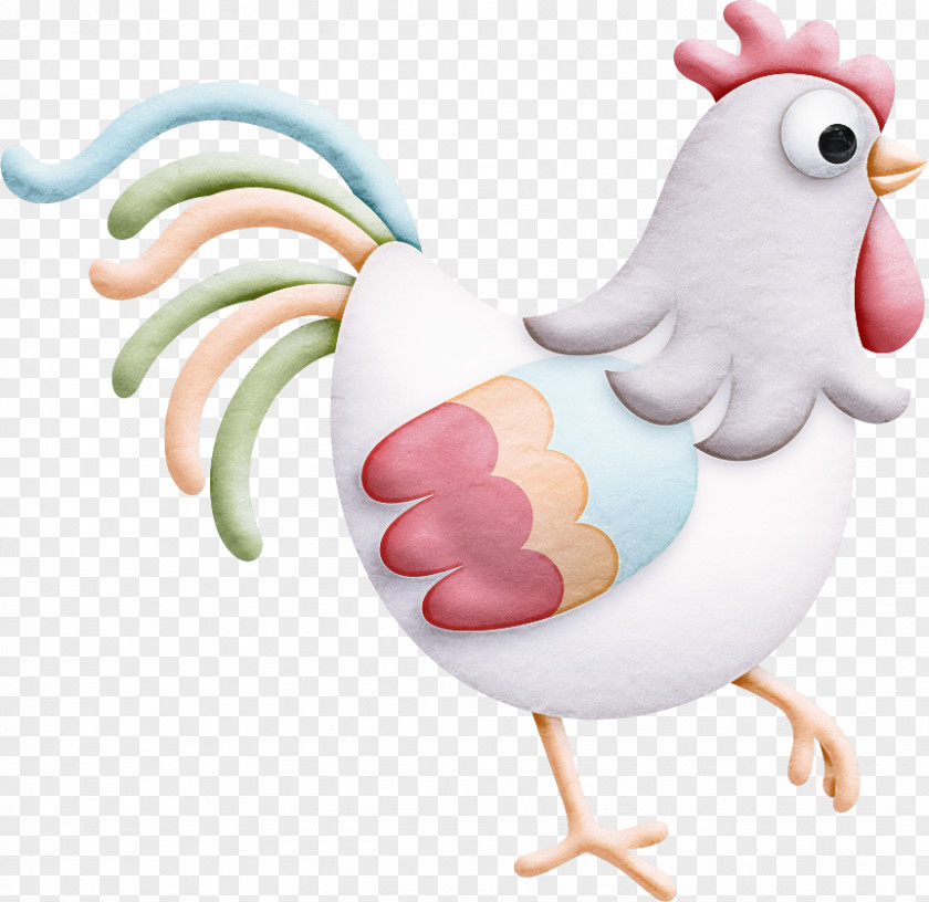 Chicken Bird Rooster Cartoon Animal Figure PNG