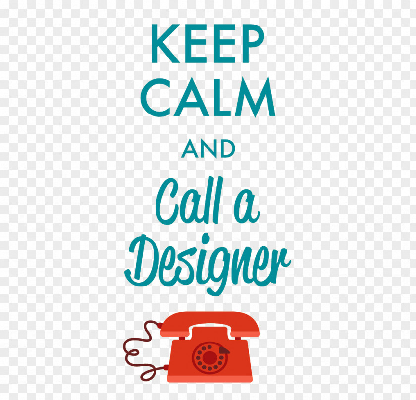 Hand-painted Cartoon Phone T-shirt Keep Calm And Carry On Designer Poster PNG