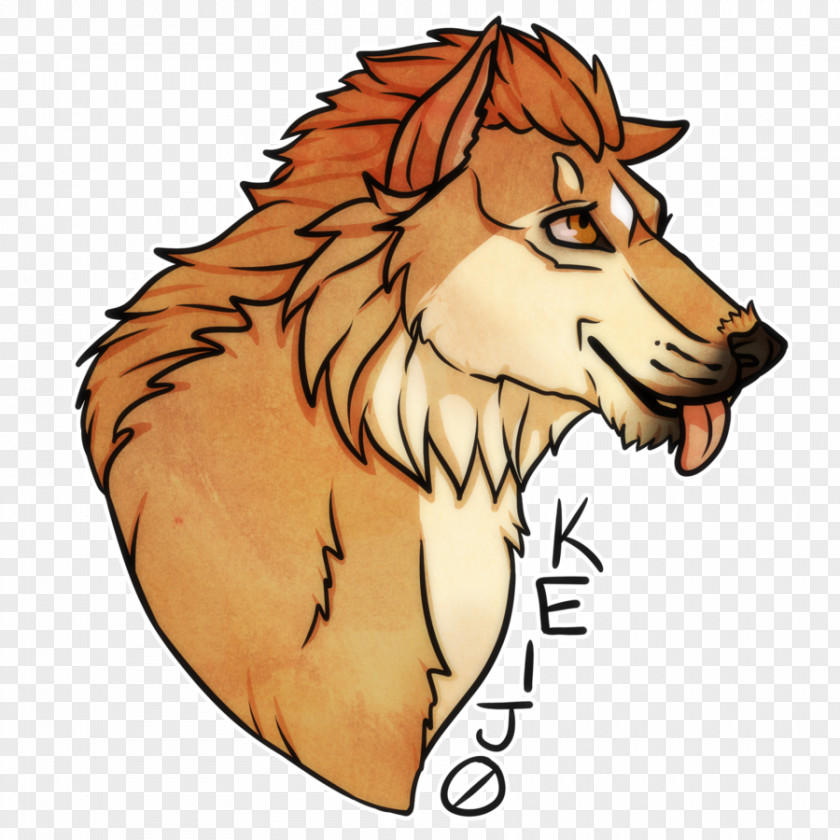 Lion Whiskers Red Fox Cat Dog PNG