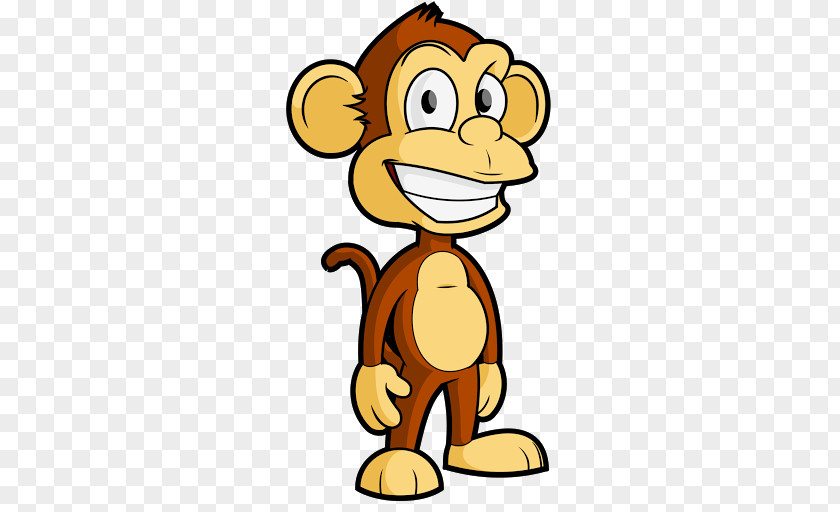 Monkey Cartoon Vector Graphics Clip Art PNG