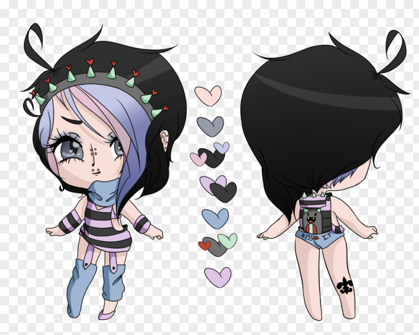 Pastel Goth Subculture Drawing Gothic Fashion PNG