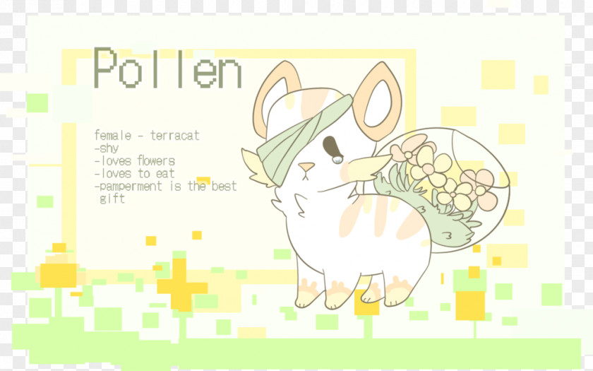 Pollen Mammal Paper Character Clip Art PNG