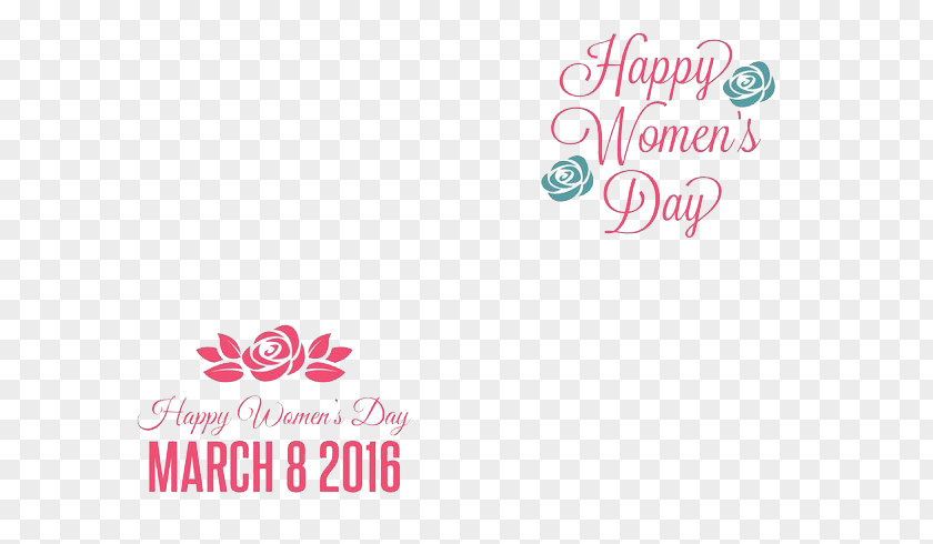 Celebrate The March 8 Women's Day International Womens Woman Logo Greeting Card PNG