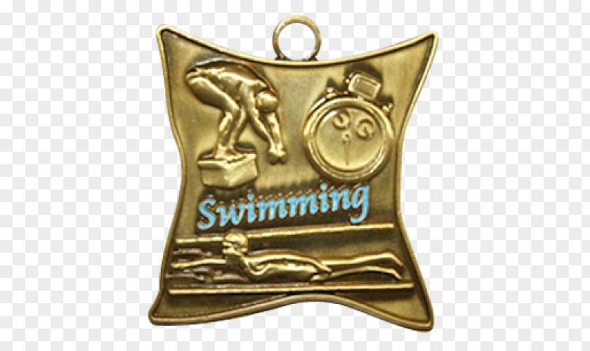 Shiny Swimming Ring Brass Bronze 01504 Gold Font PNG