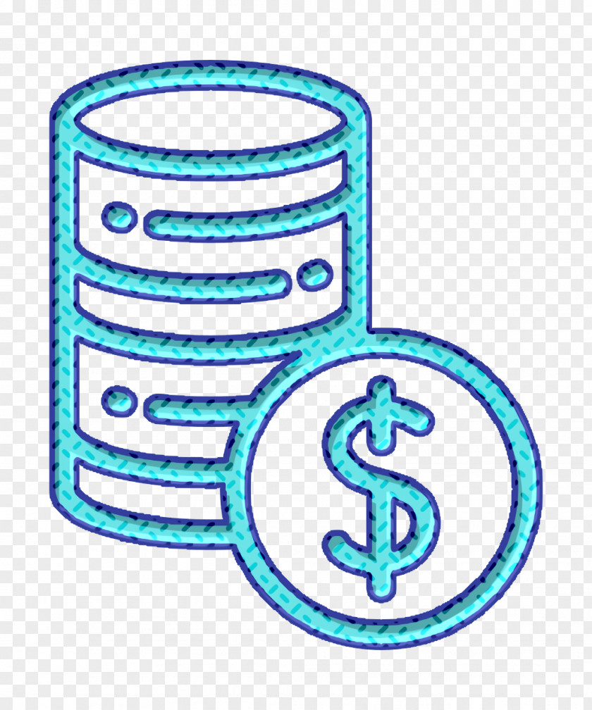 Turquoise Aqua Currency Icon Shopping Money PNG