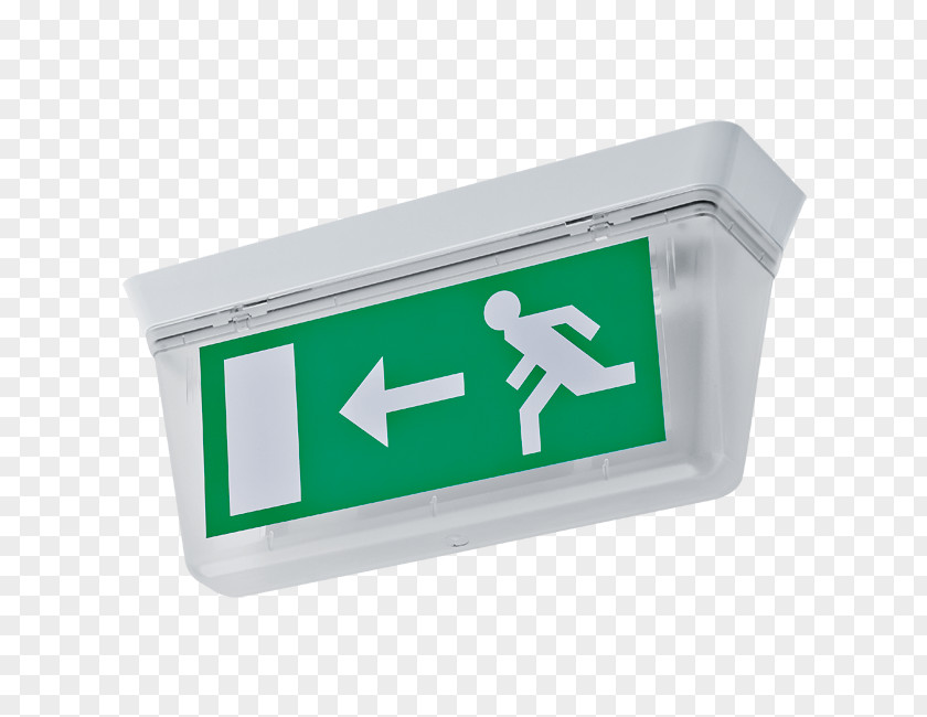 Conte Emergency Lighting Exit Sign PNG