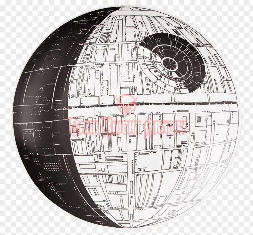 Death Star Anakin Skywalker Wars Luke Platter PNG