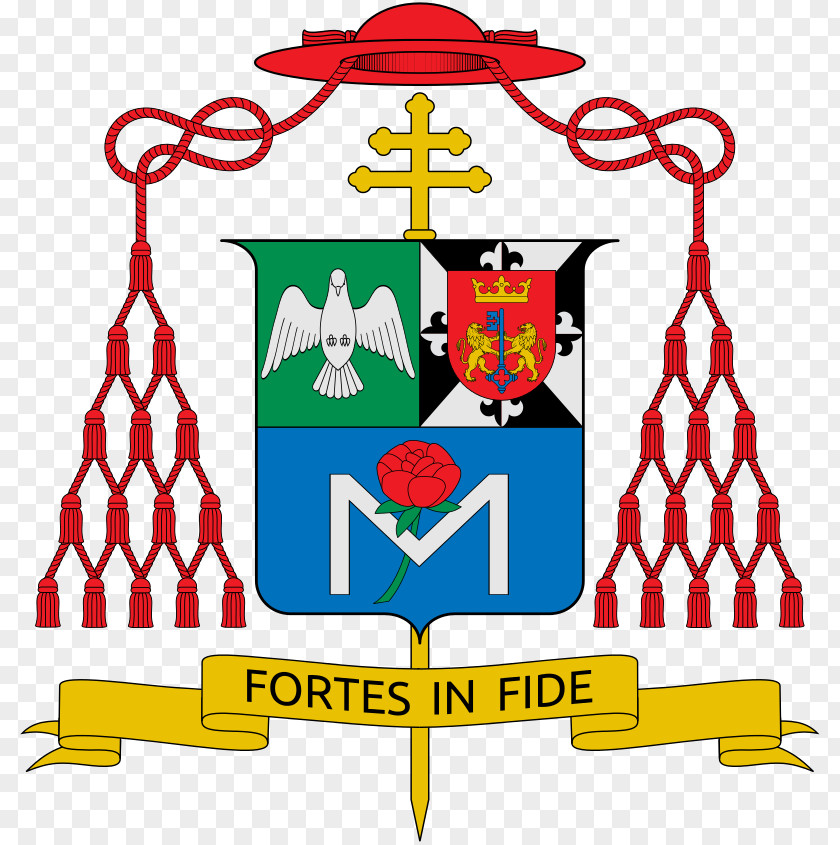 Fide Cardinal Coat Of Arms Almo Collegio Capranica Catholicism Escutcheon PNG
