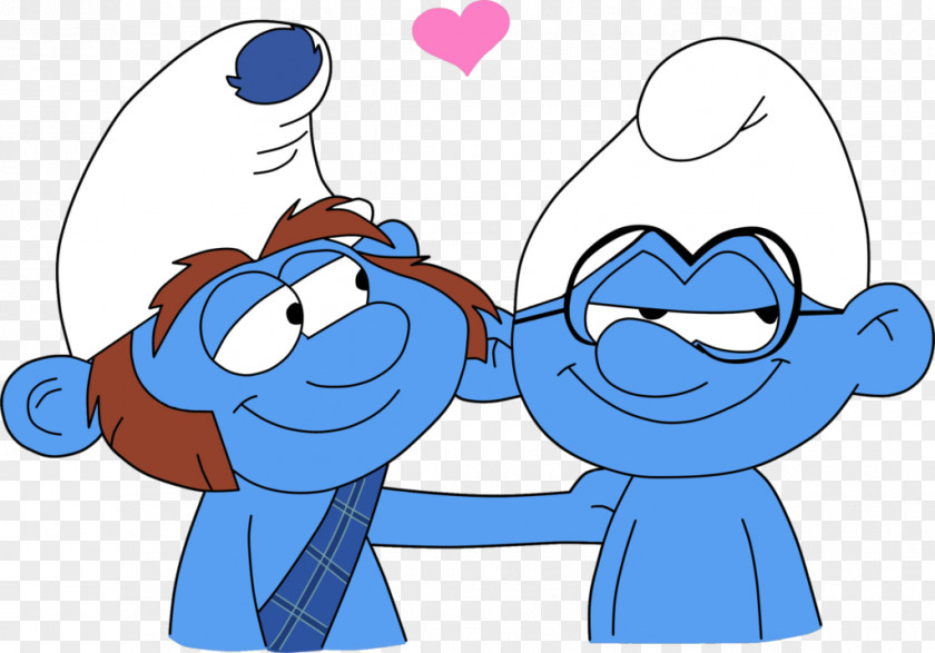 Gutsy Smurf Papa Brainy Grouchy The Smurfs PNG