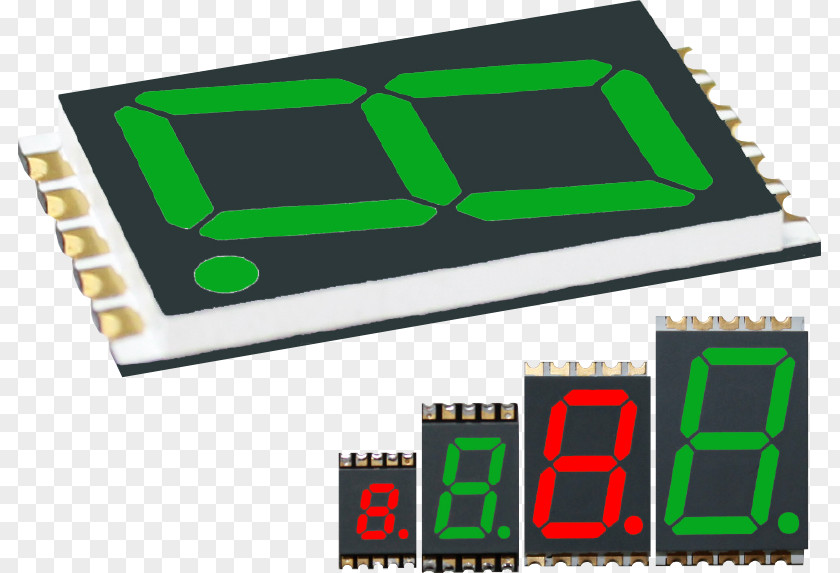 Indicator Board Display Device Electronics Electronic Component Seven-segment Surface-mount Technology PNG