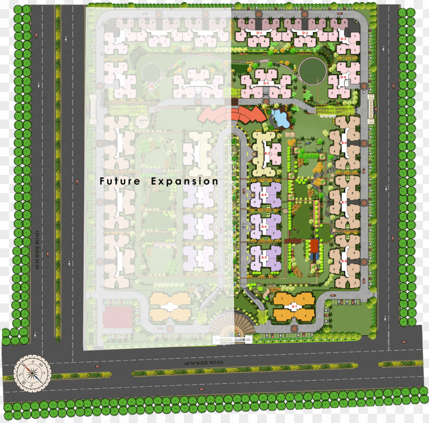 Master Plan Nirala Aspire, Greater Noida West Group Site 99Acres.com PNG