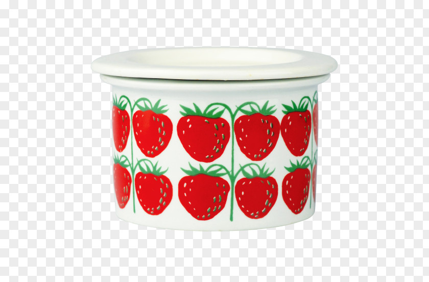 Small Strawberry Finland Arabia Tableware Flacon Rörstrand PNG
