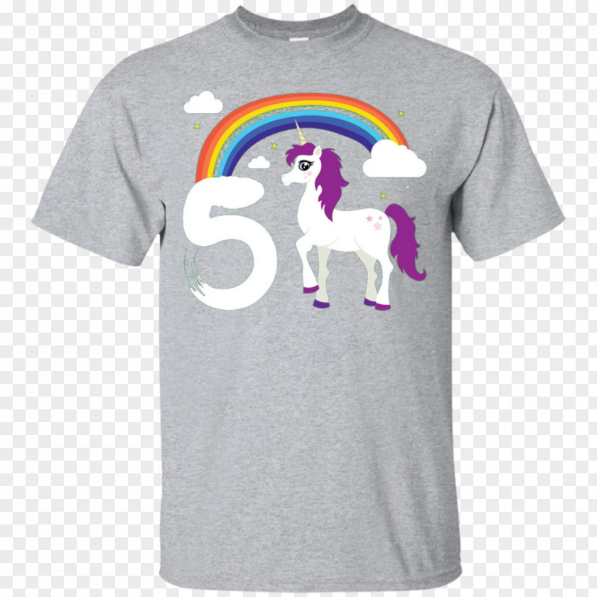 Unicorn Birthday T-shirt Hoodie Sleeve Clothing Gildan Activewear PNG