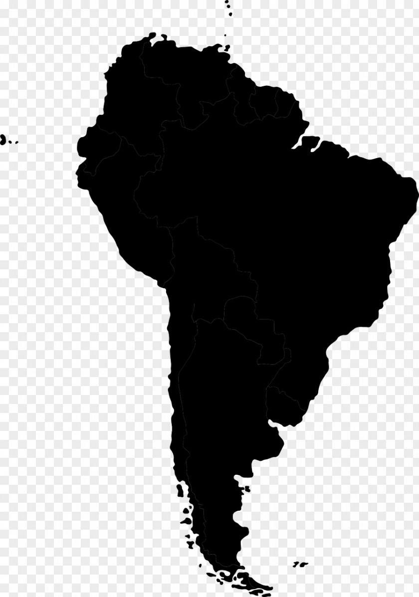 Africa South America Vector Map Drawing Clip Art PNG
