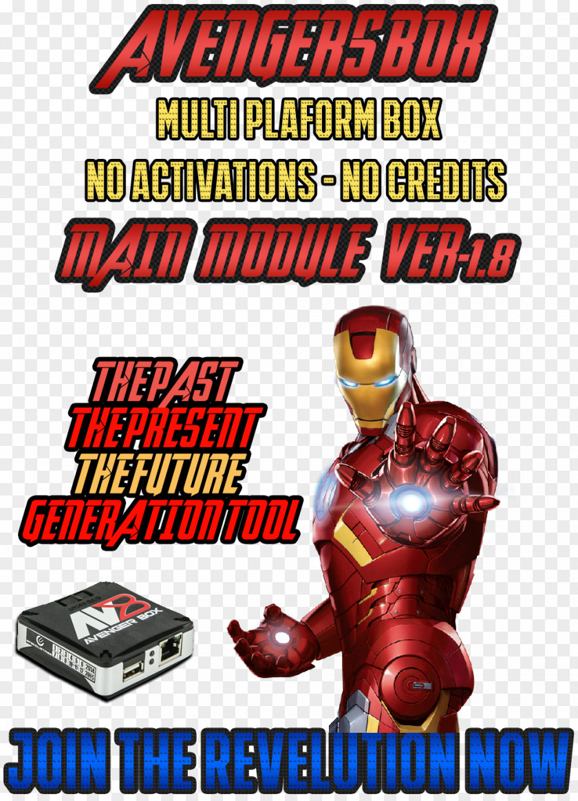 Avengers Team Iron Man Superhero Book Autograph PNG