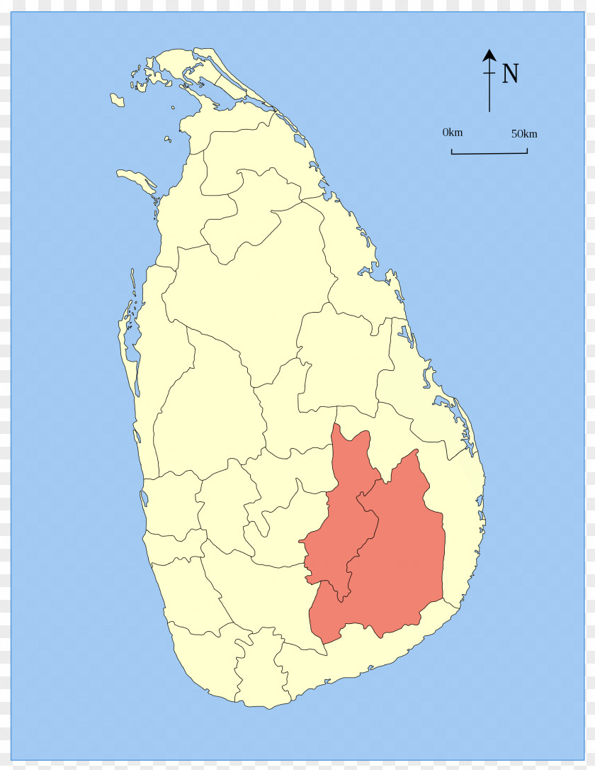 Map Provinces Of Sri Lanka Northern Province North Western Eastern Uva PNG