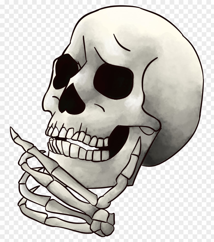 Skull And Crossbones Skeleton Image Emoji PNG