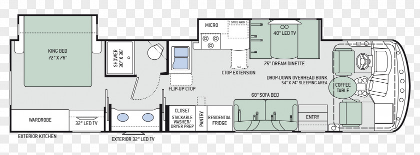 Stairs Plan Thor Motor Coach Campervans Ford Company Industries Motorhome PNG