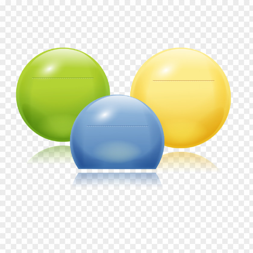 Three-color Three-dimensional Vector Ppt Pellets Space Sphere Euclidean Color Ball PNG