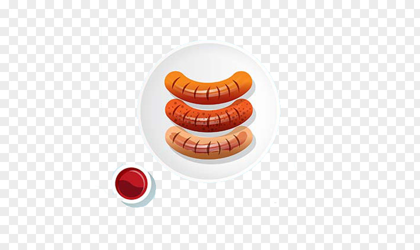 Cartoon Hot Dog Food Fast Knackwurst Breakfast Sausage PNG