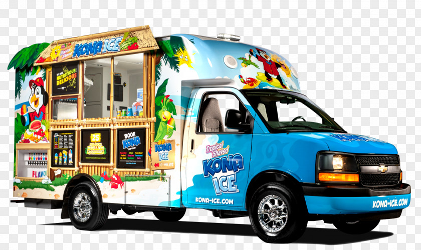 Food Truck Kona Ice Pickup Shaved PNG