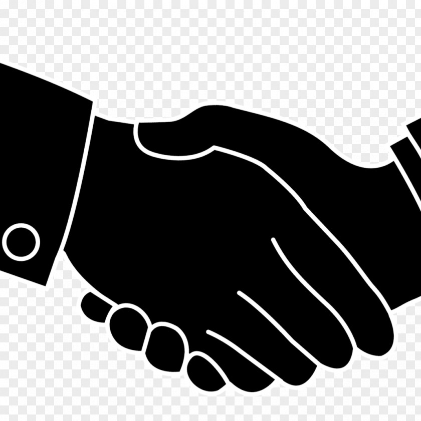 Silhouette Handshake Clip Art PNG