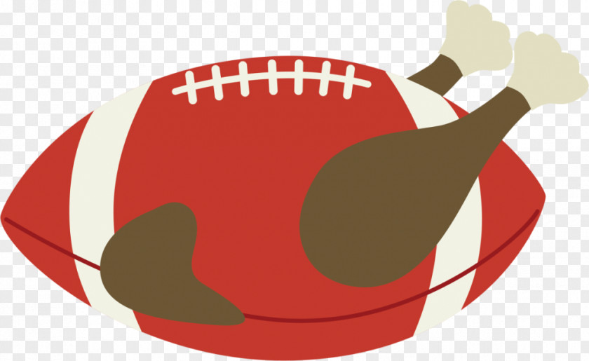 Ball Red American Football Background PNG