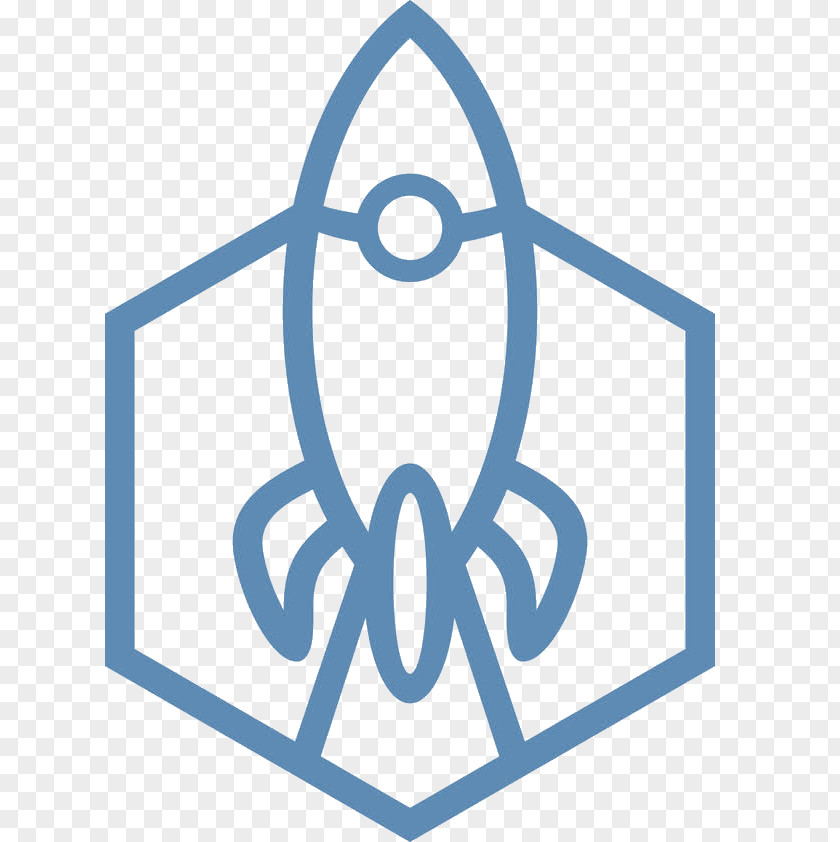 Blue Rocket Vector Graphics Logo Graphic Design PNG