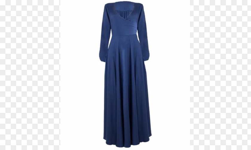 Dress Clothing Blue Sleeve Satin PNG