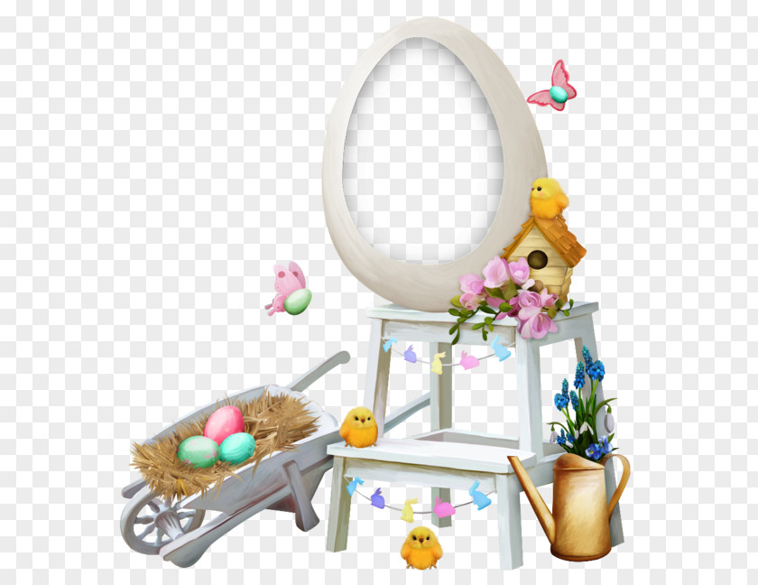 Easter Bunny Cranberry Egg PNG