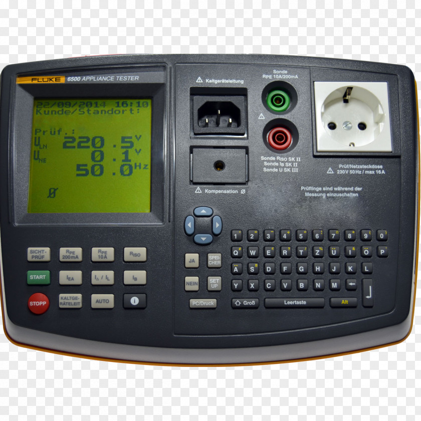 Fluke Corporation Multimeter Electronics Portable Appliance Testing Measuring Instrument PNG